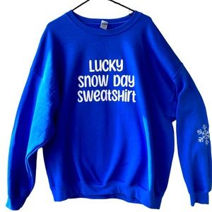 Snowday Sweatshirt Royal Blue XXL